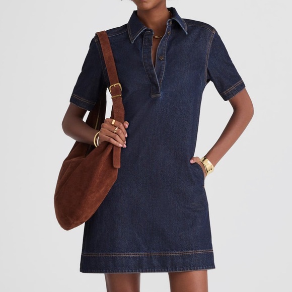 Madewell Dresses & Skirts - Madewell Dark Denim Mini Dress